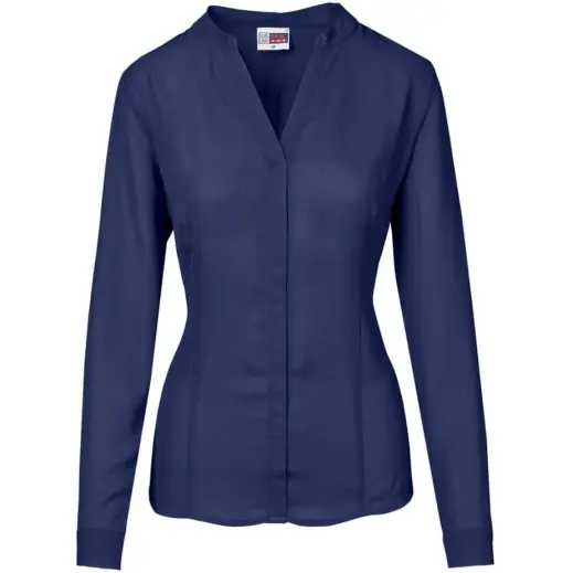 Ladies Long Sleeve Ava Navy
